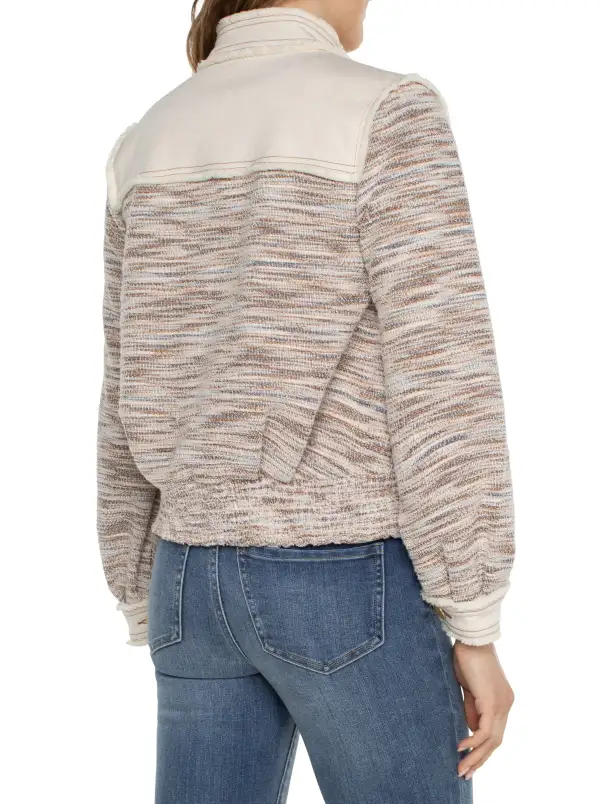 Denim Boucle Jacket