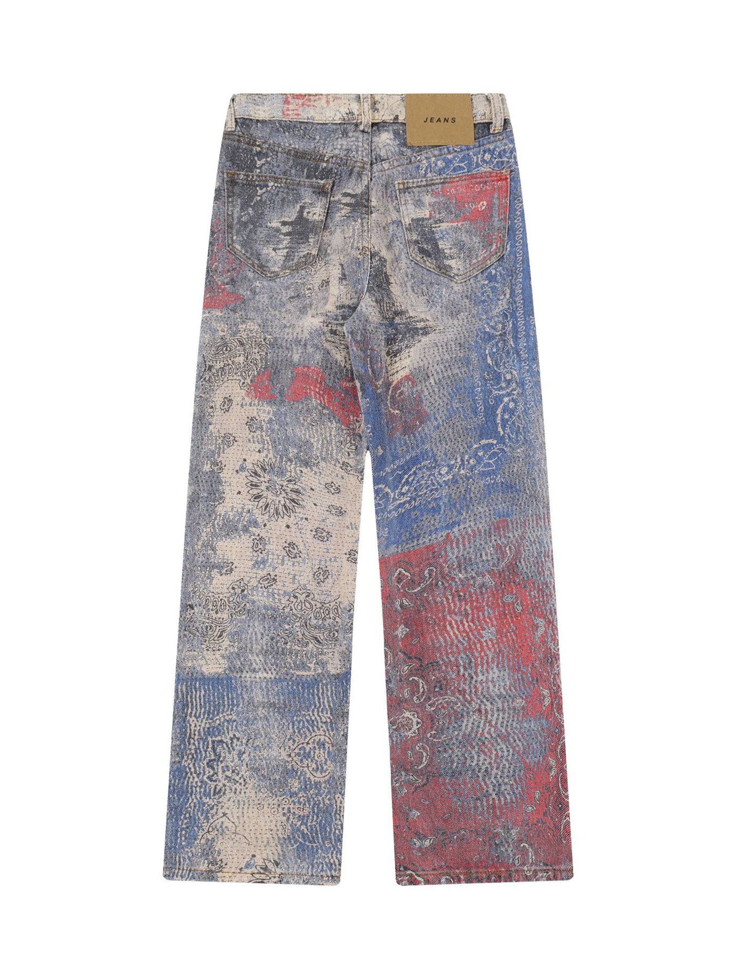 Paisley Printed Jeans