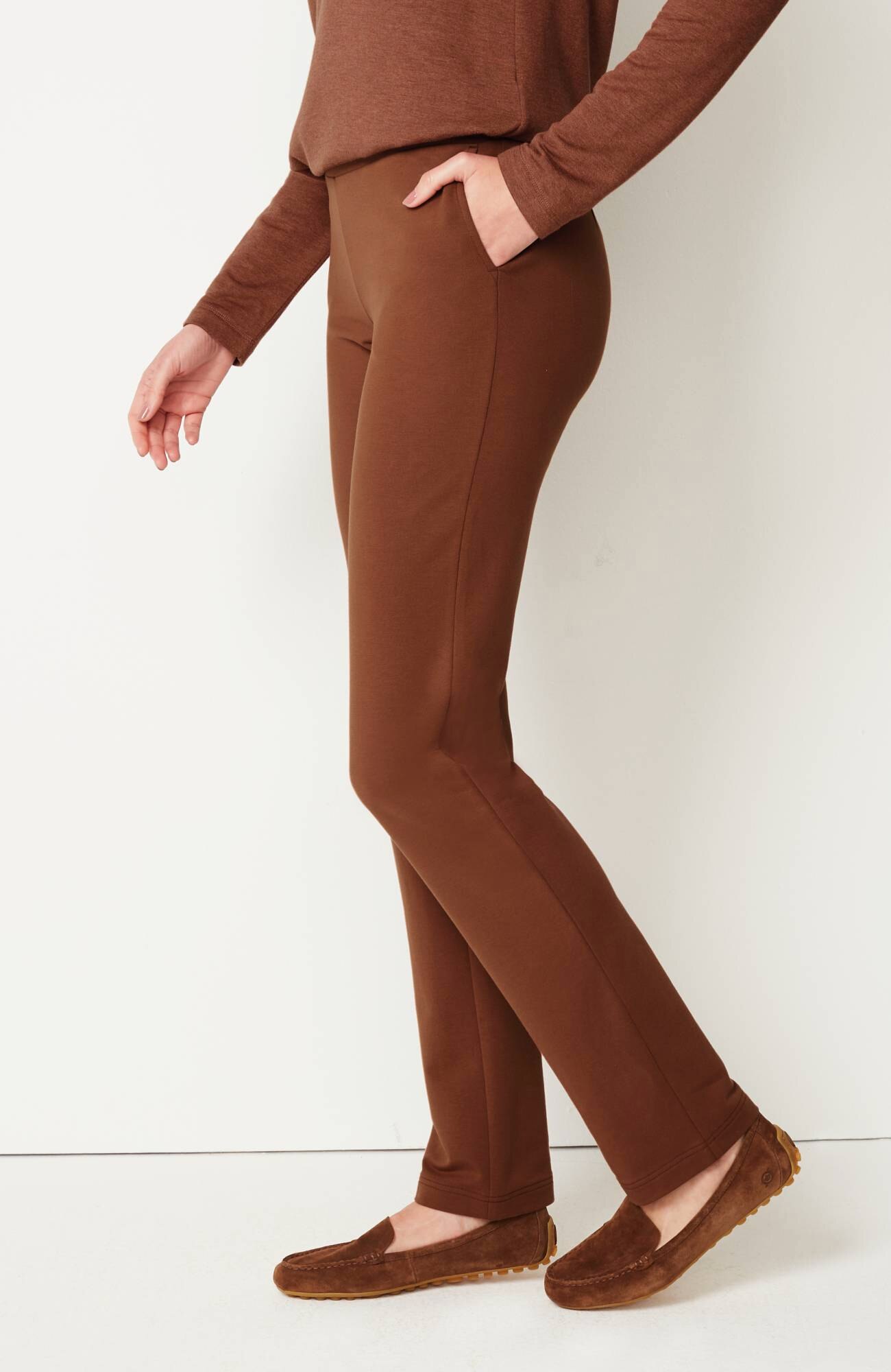pure jill affinity slim-leg pants