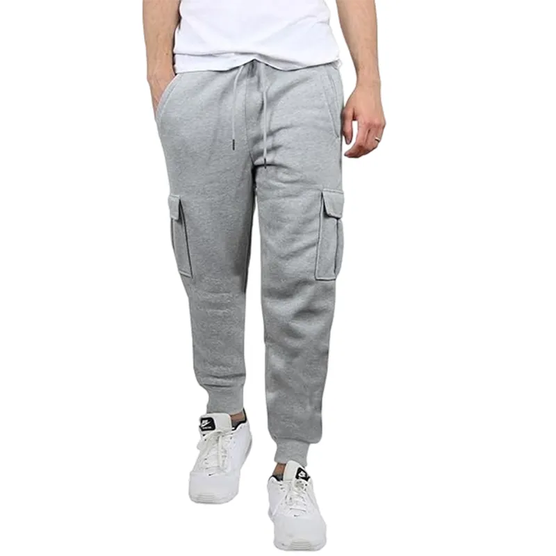 Men's Fleece Lined Cargo Jogger Sweatpants