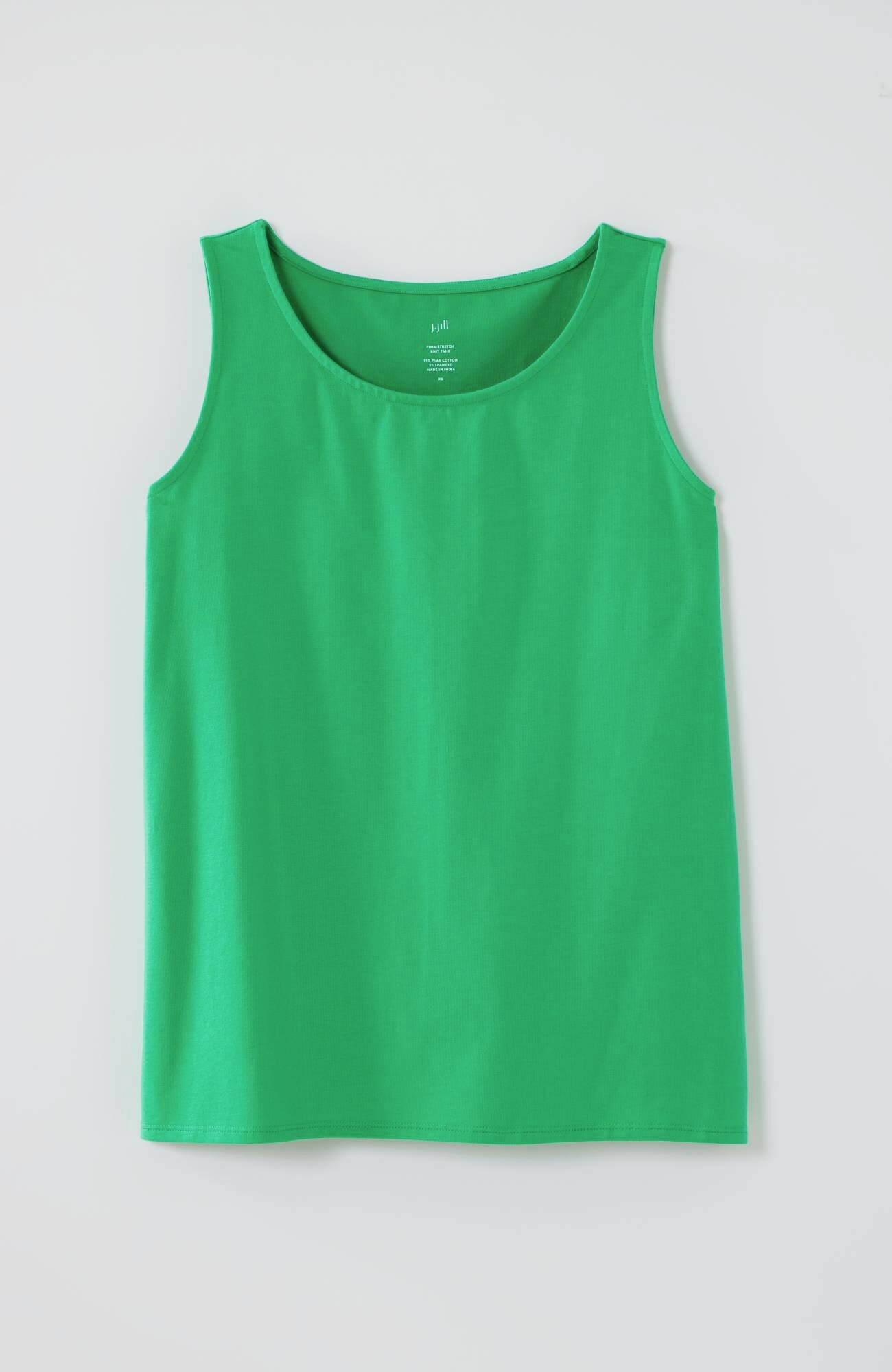 pima-stretch knit tank