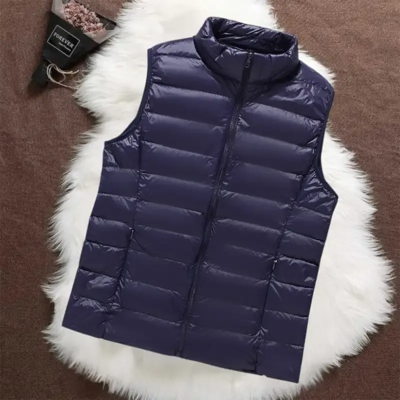 Isa Padded Gilet | Dark Blue