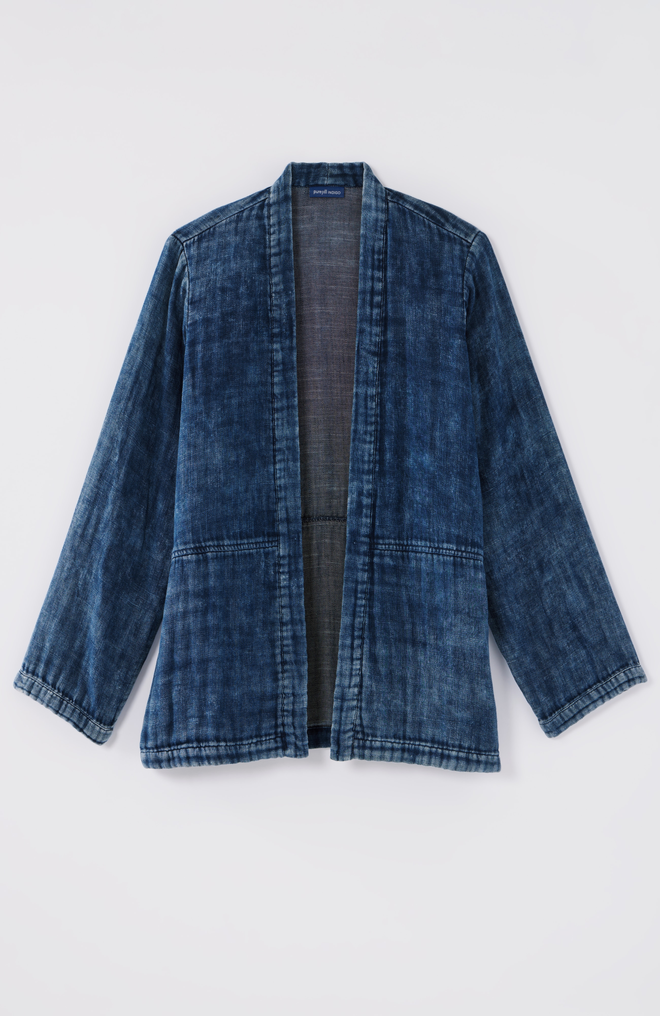 Pure Jill Double-Cloth Indigo Jacket