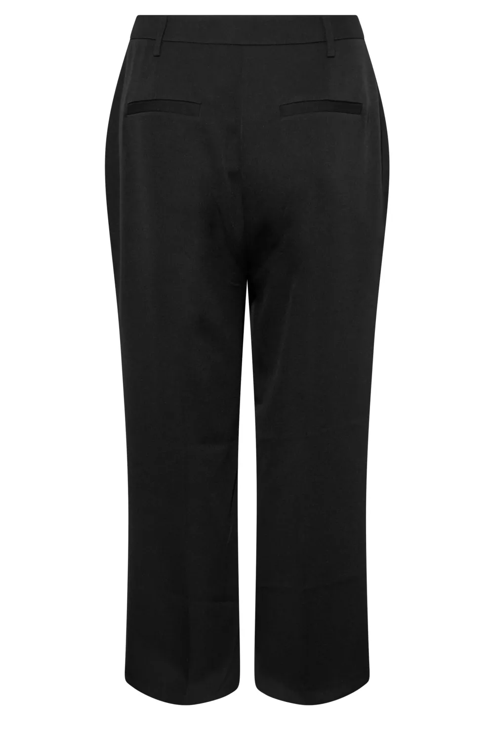YOURS Curve Pink Split Hem Flared Trousers