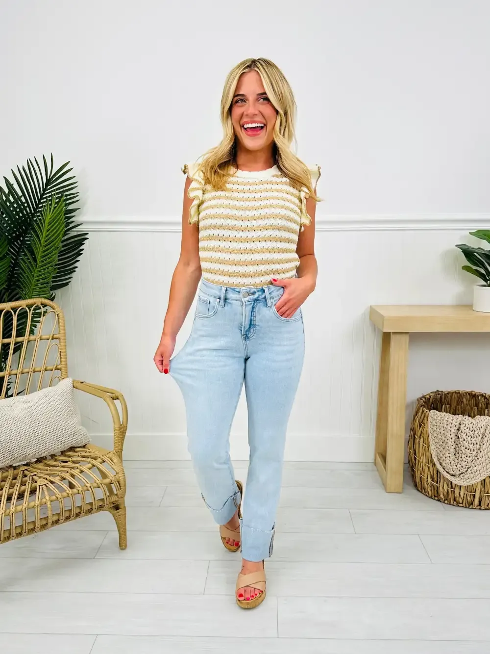 MOCO Exclusive Not Your Mother's Tummy Control Mom Jeans