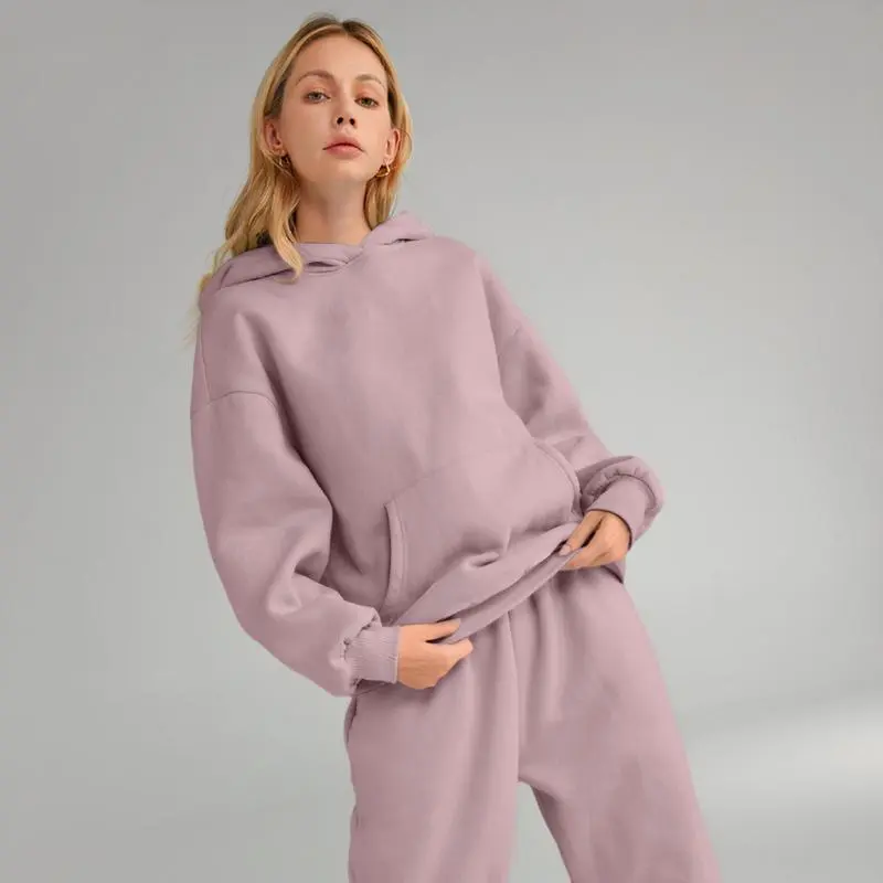 Womens 2 - Piece Lounge Hoodie & Sweatpants Set