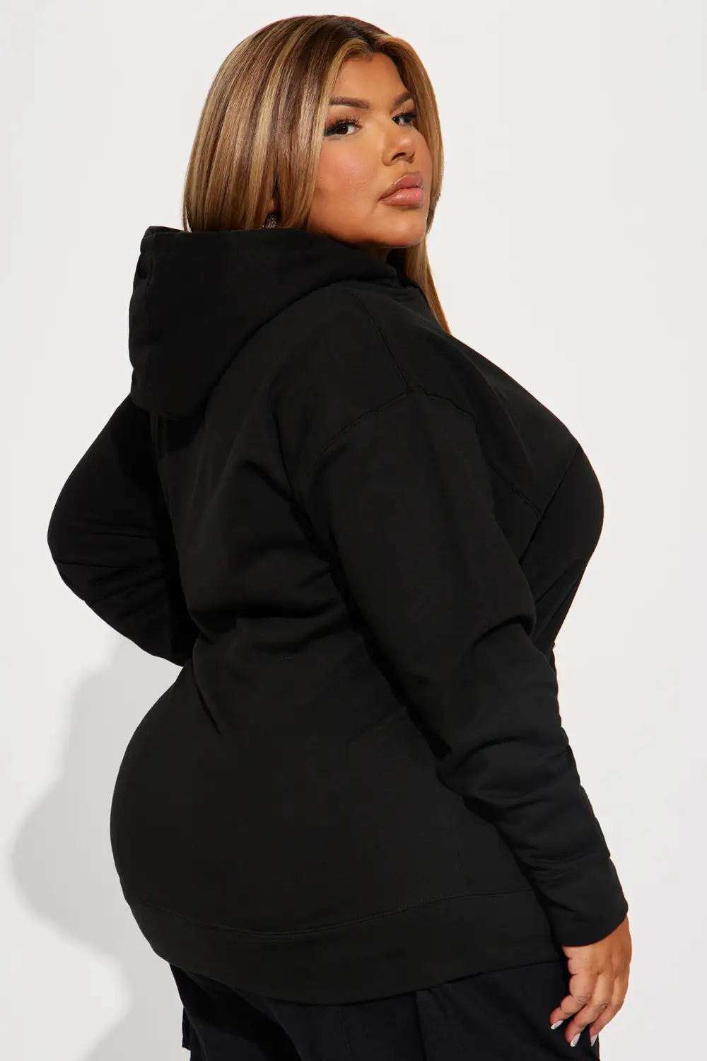 Los Angeles Rose Hoodie - Black