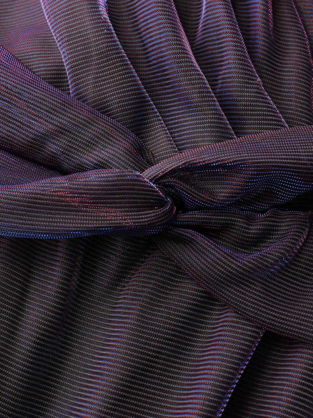 Shimmery Lined Shirred Waist Pockets Maxi Dress