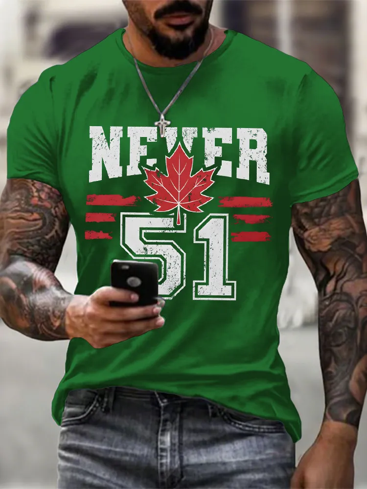 Men'S Never Be The 51st State T-Shirt