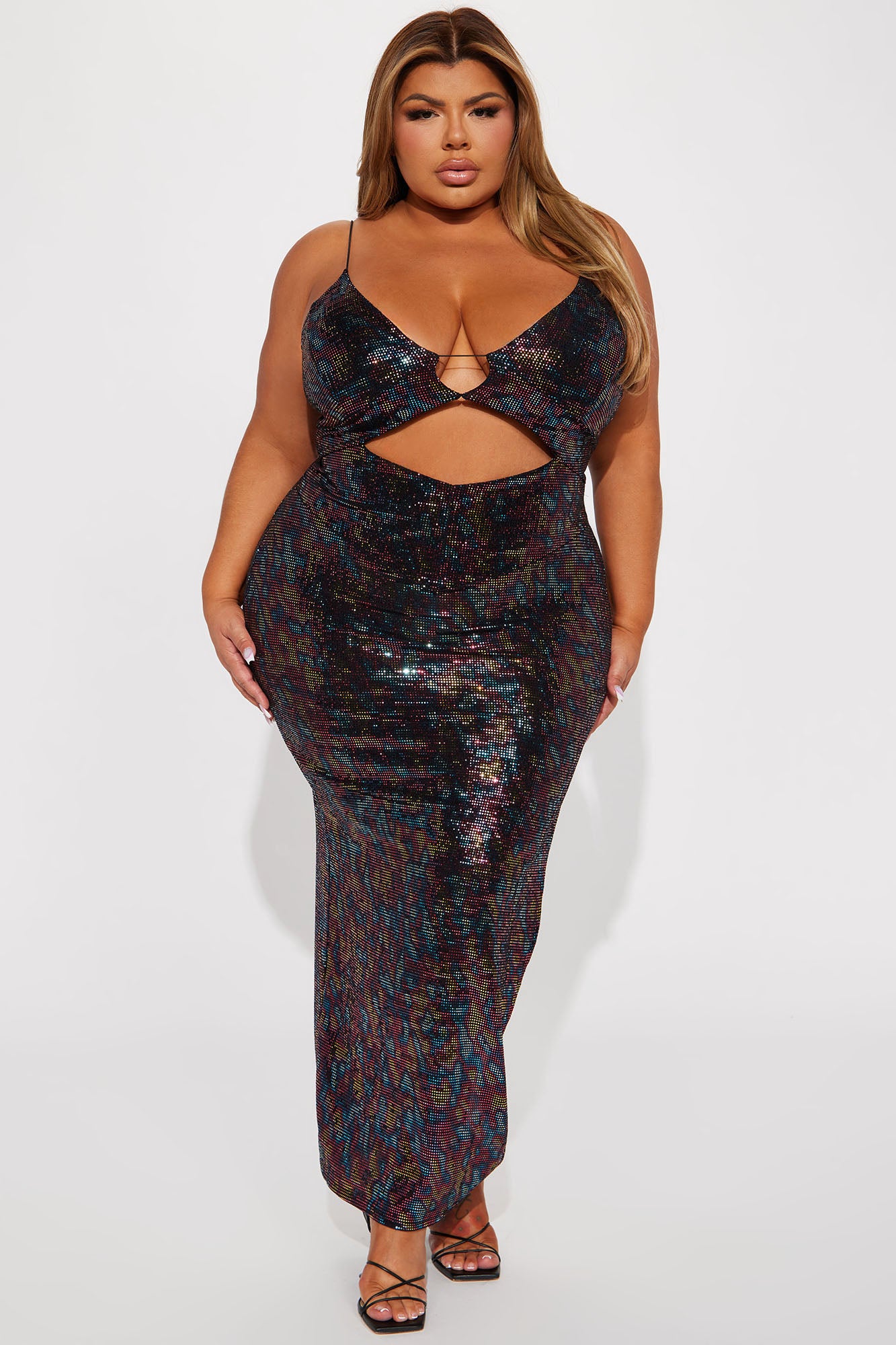 Vivica Sequin Maxi Dress - Multi Color