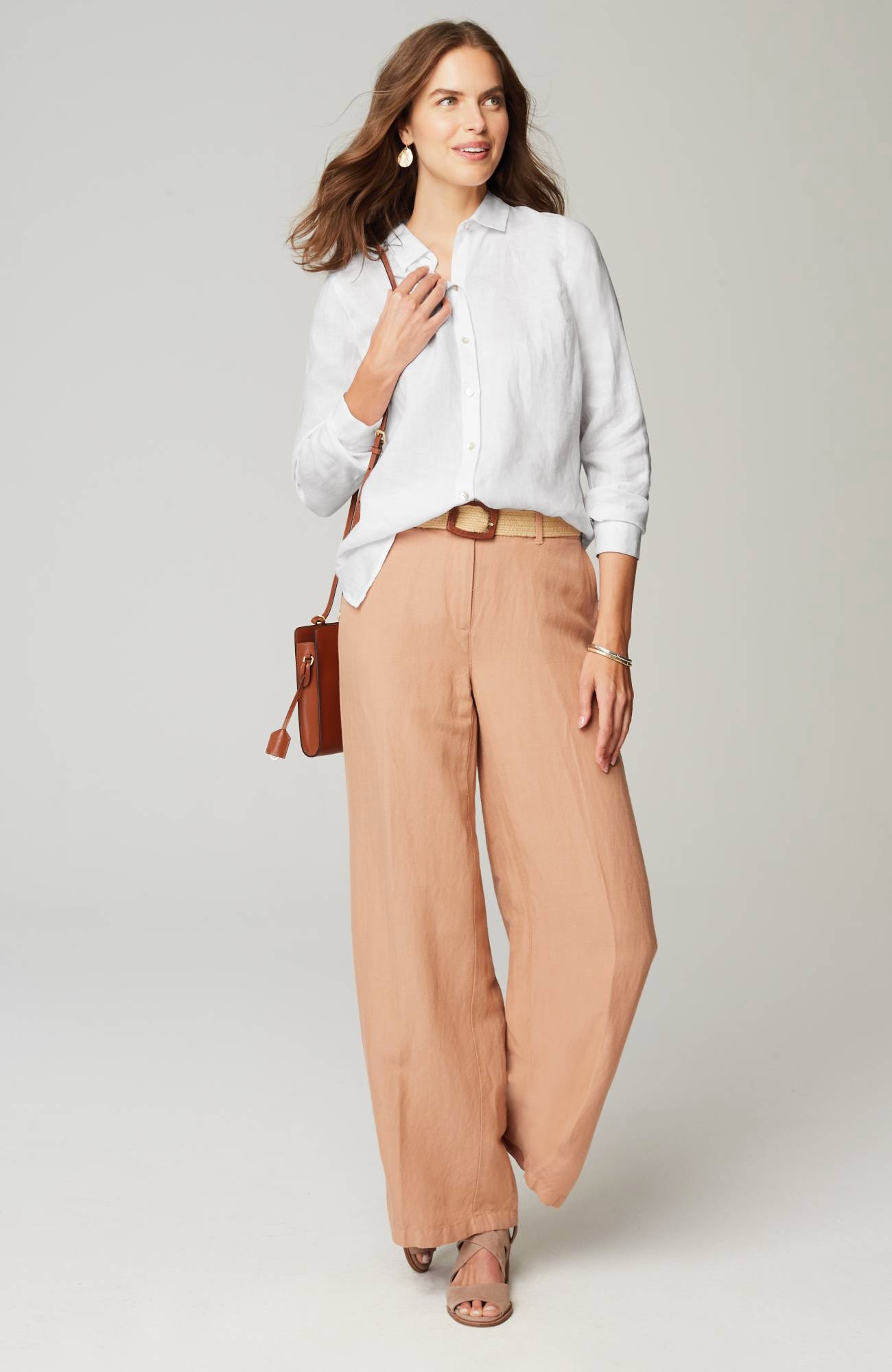 Everyday Linen Button-Front Shirt