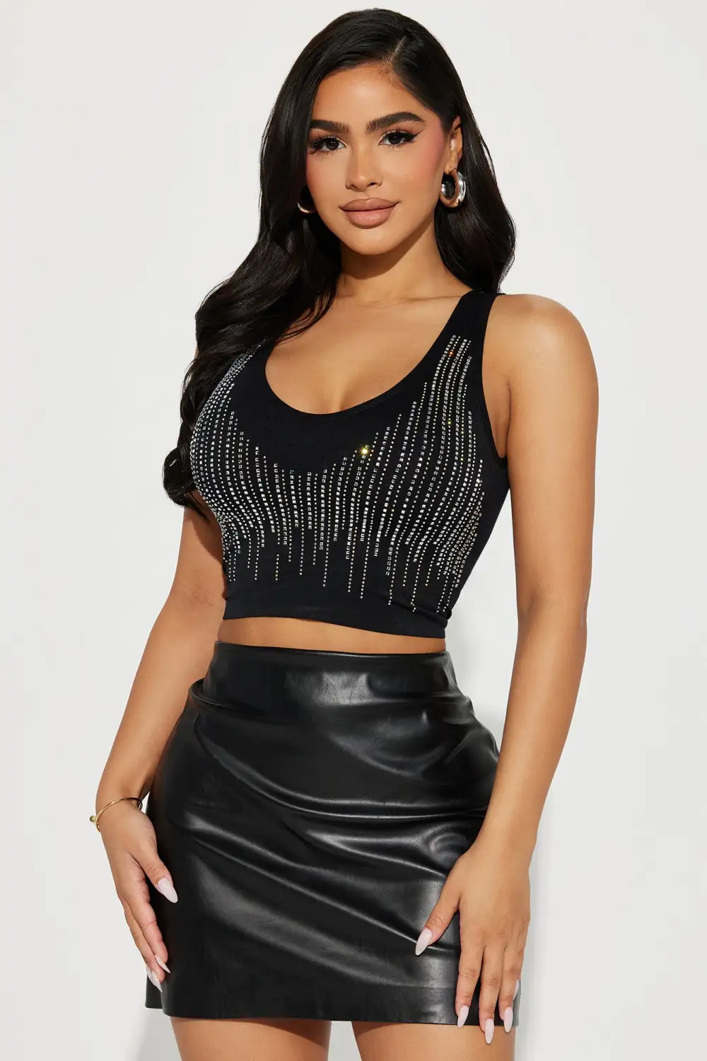 Midnight Magic Tank Top - Black