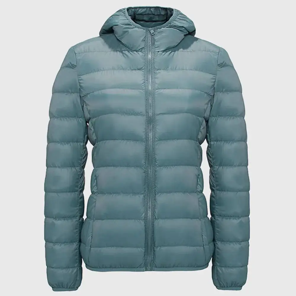 Oversized Down Packable Down Hooded Jacket
