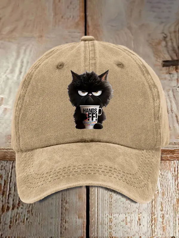 Unisex Cat Stop Washable Cotton Hat