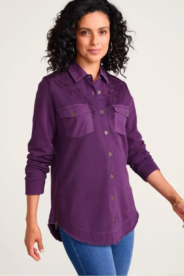 Very French Terry Long Sleeve Big Shirt