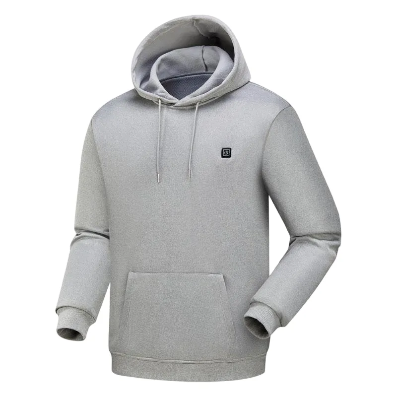 Men Electric Heating Sweatshirt with Fleece Lining-Including batteries