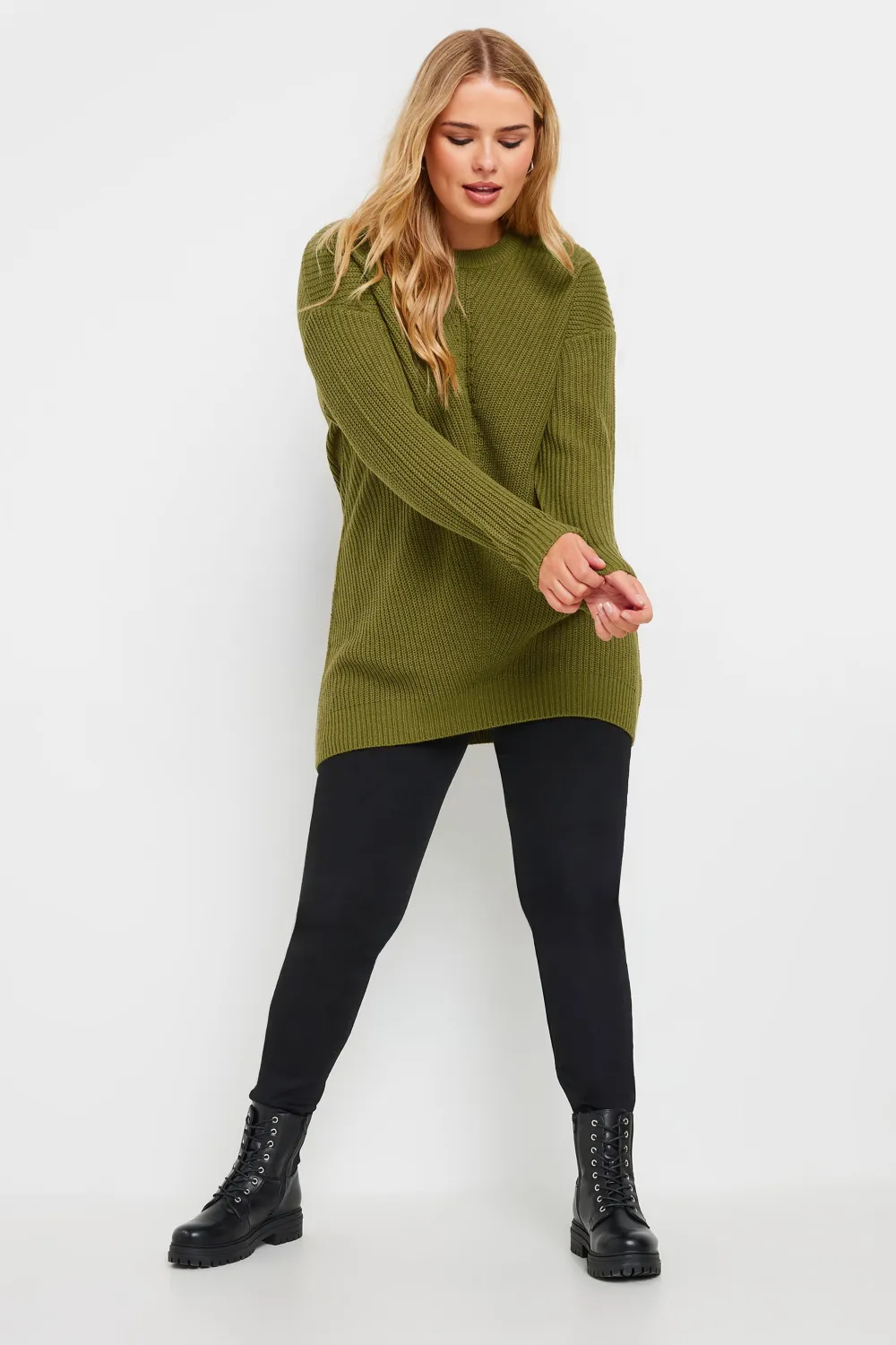 YOURS Curve Pink Essential Knitted Jumper