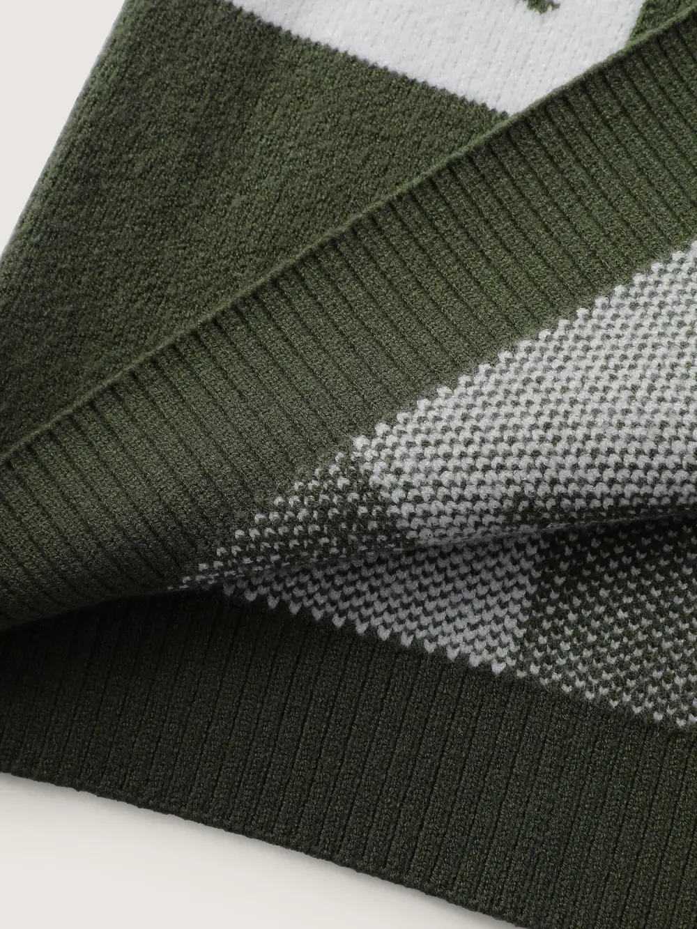 Checkered Bowknot Contrast Knit Cardigan