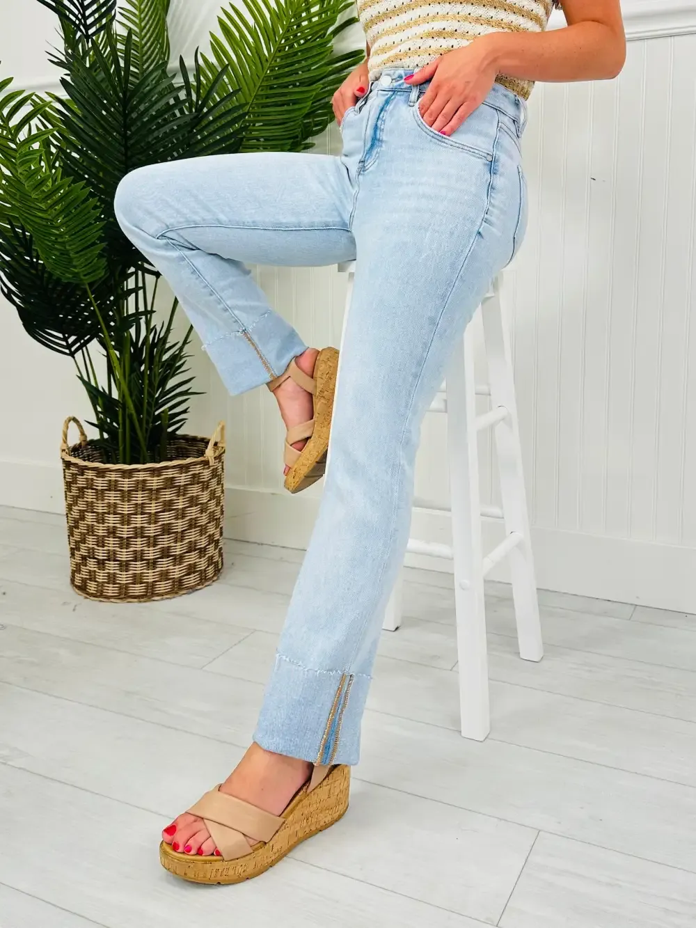 MOCO Exclusive Not Your Mother's Tummy Control Mom Jeans