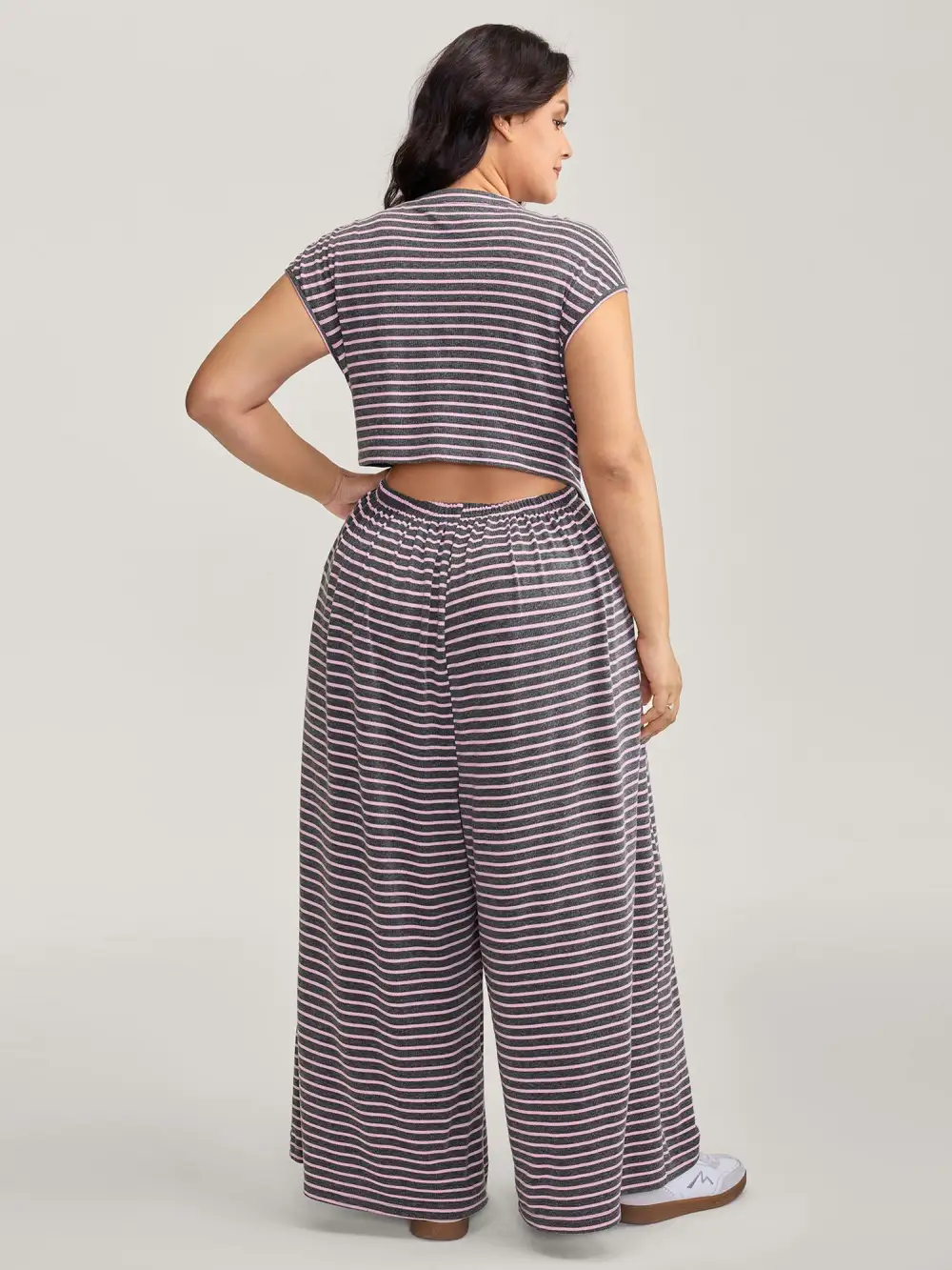 Easy Peezy Cut-Out Stretchy Waist Jumpsuit