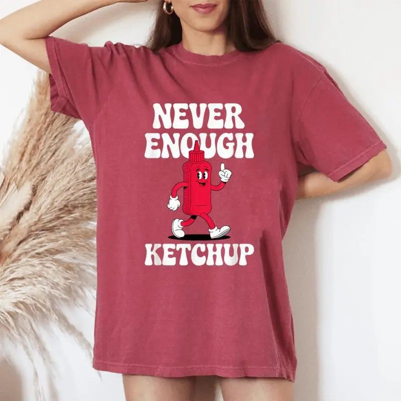 Retro Ketchup Boys Or Girls Women's Oversized Comfort T-Shirt