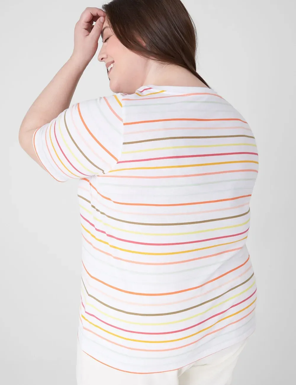 Modern Perfect Sleeve V-Neck Tee