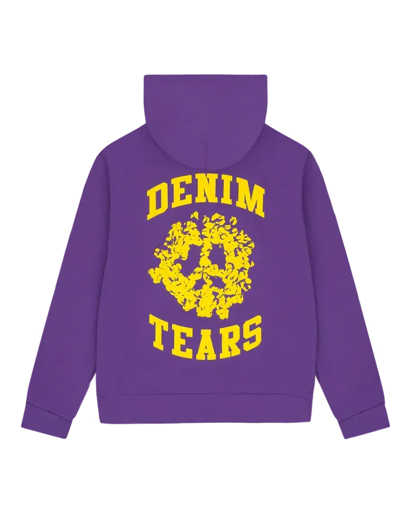Denim University Zip Hoodie Purple