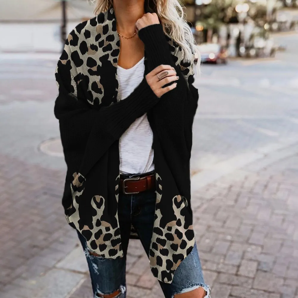 Cardigan Women's Long Knitted Cardigan Sweater Elegant Cuff Long Sleeve Sweatshirt, Long Coat, Jacket, Tops, Outwear, Casual Open Sweater, Women's Autumn Winter Outing Style