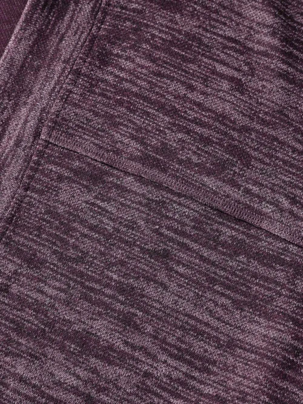 Heather Arc Hem Front-Open Jacket