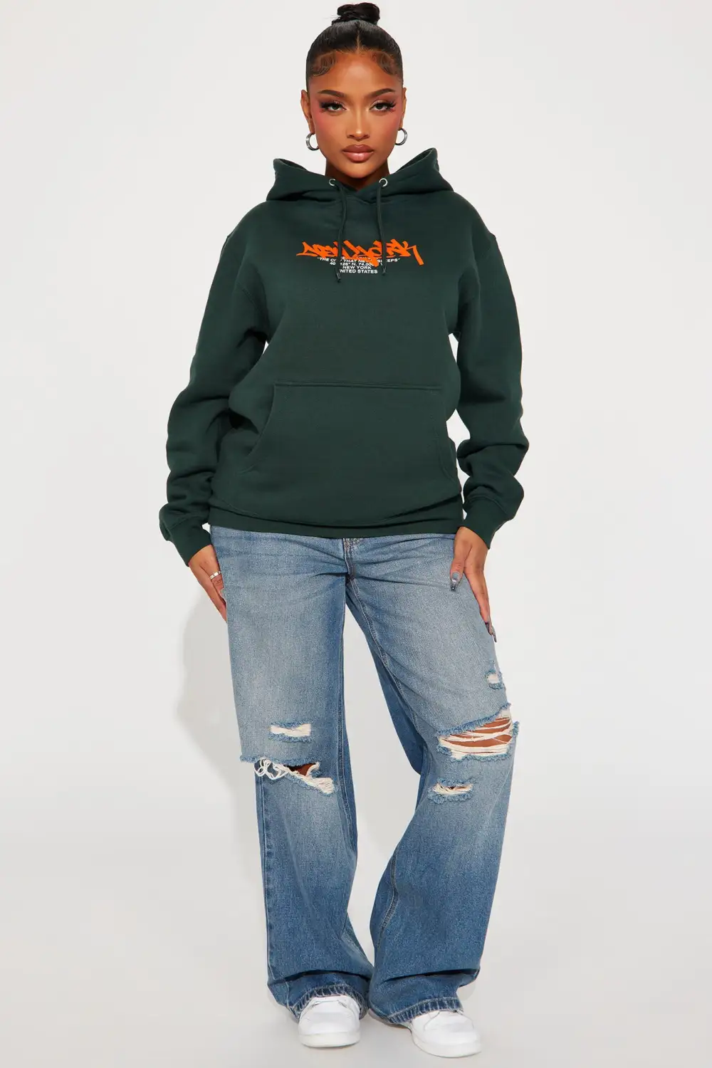 NYC Graff Hoodie - Hunter
