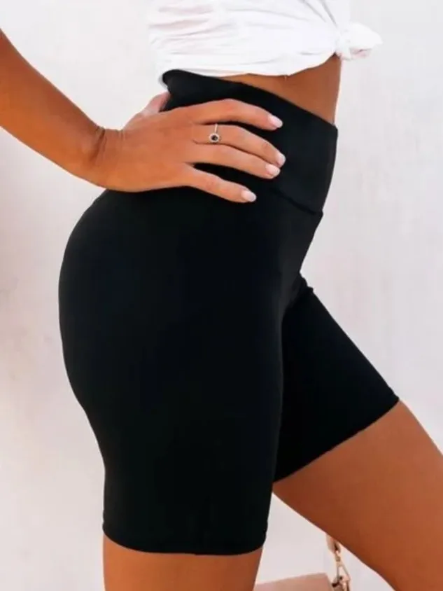 Casual Biker Yoga Shorts