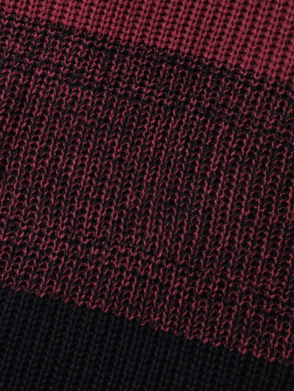 Color Block Yarn Blend Pullover