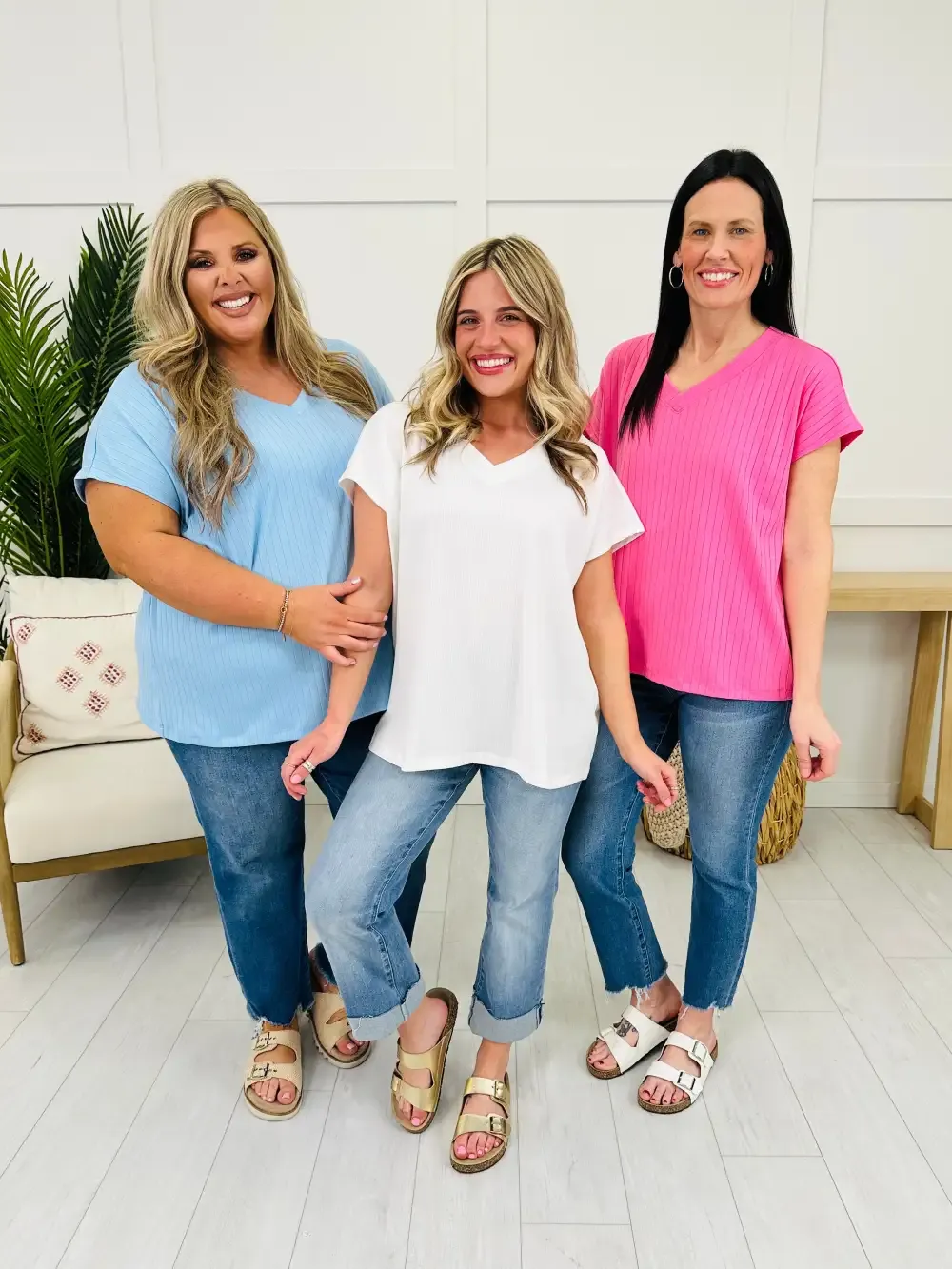 Stay Effortless Top- Multiple Colors!