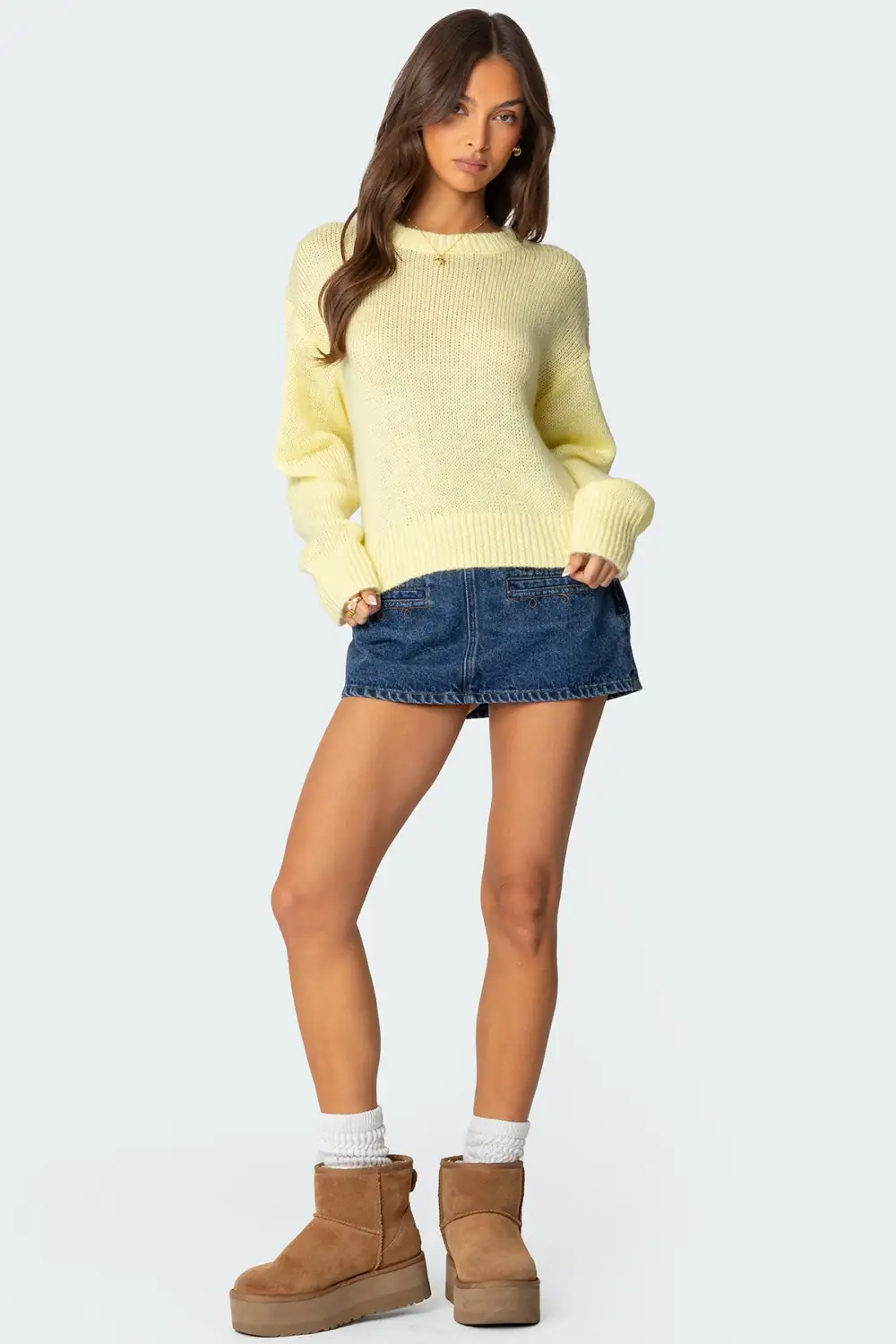 Anita Denim Mini Skort