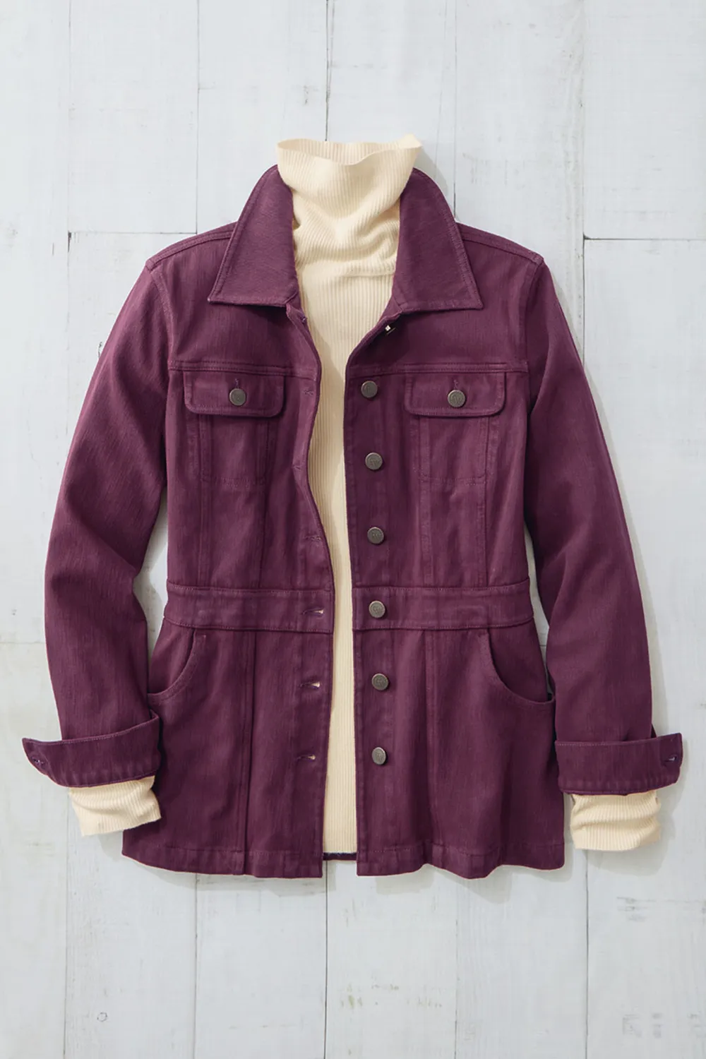 Urban Trails Knit Denim Jacket