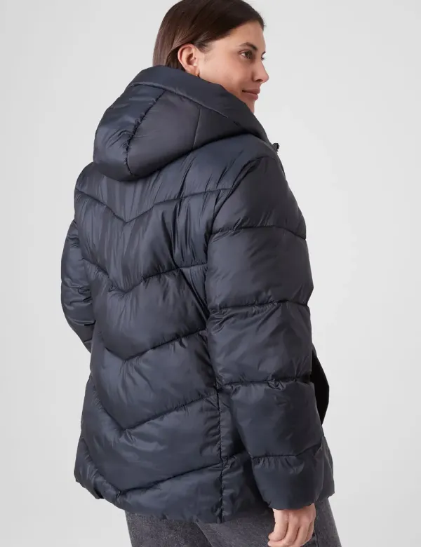 Puffer Coat With Hood