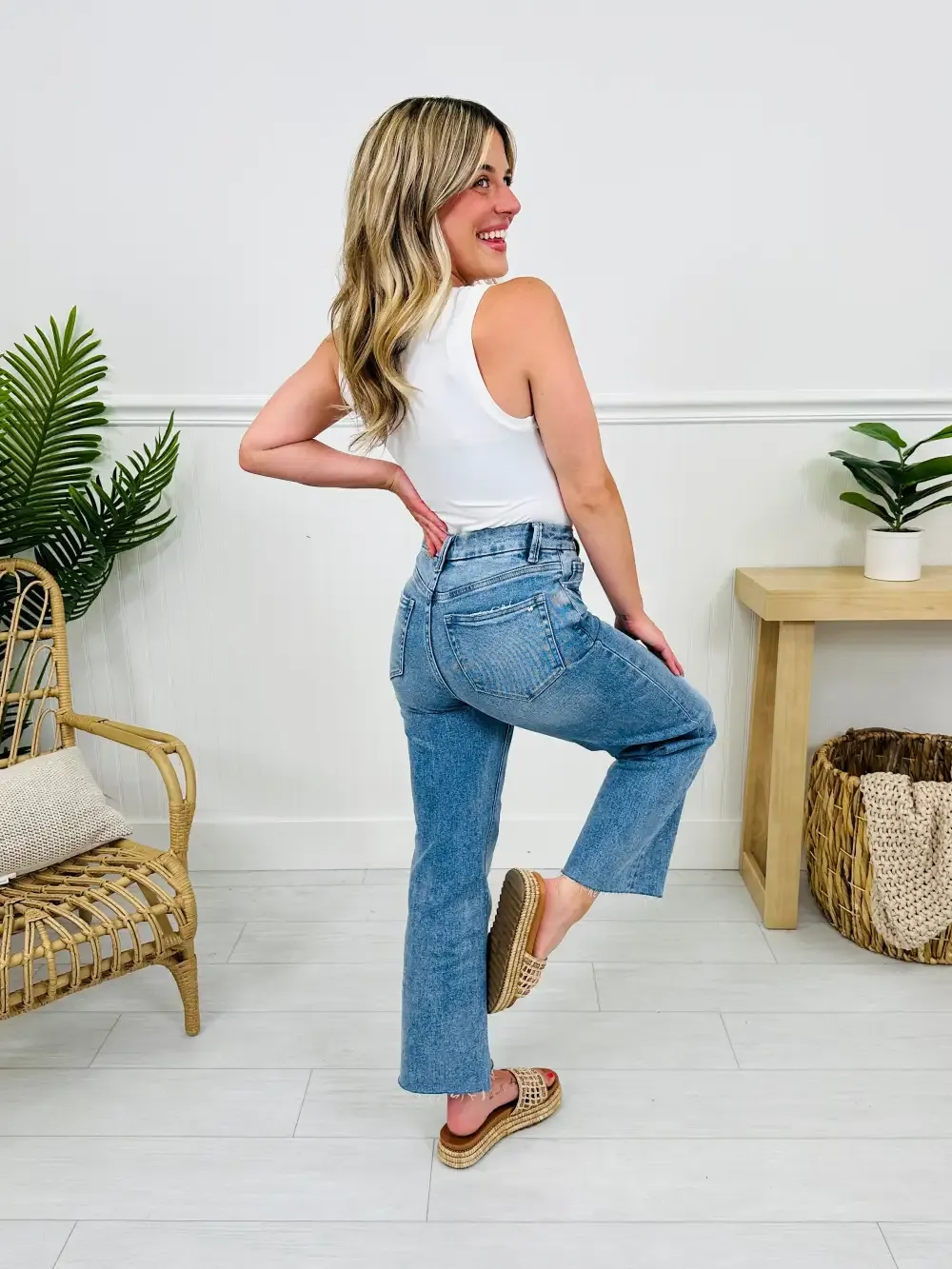 Wide Awake Mica Wide Leg Jeans