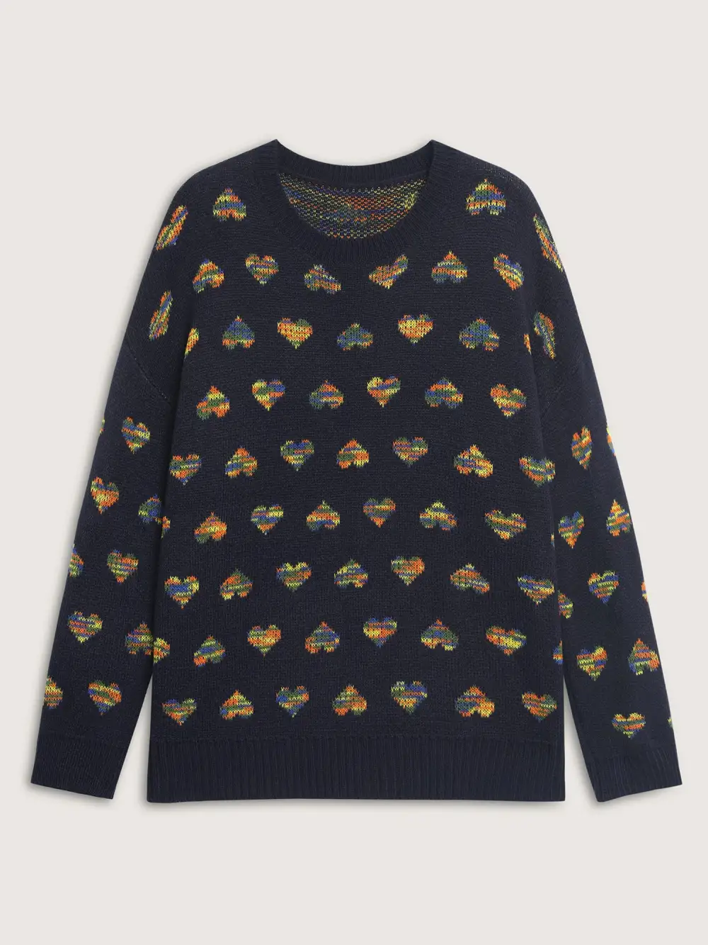 Happy Hearts Gradual Color Change Pullover