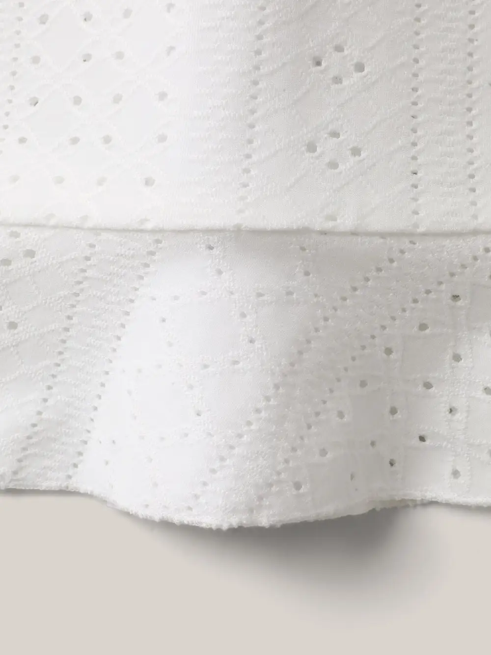 Textured Knit Overlap Hem Tank Top