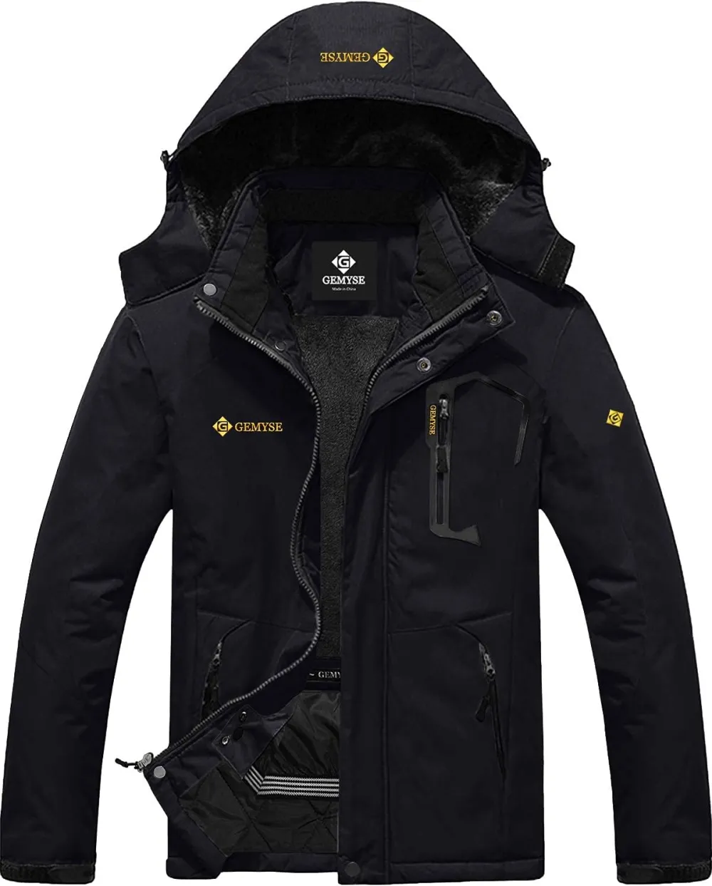 Men's Mountain Waterproof Ski Snow Jacket Winter Windproof Rain Jacket