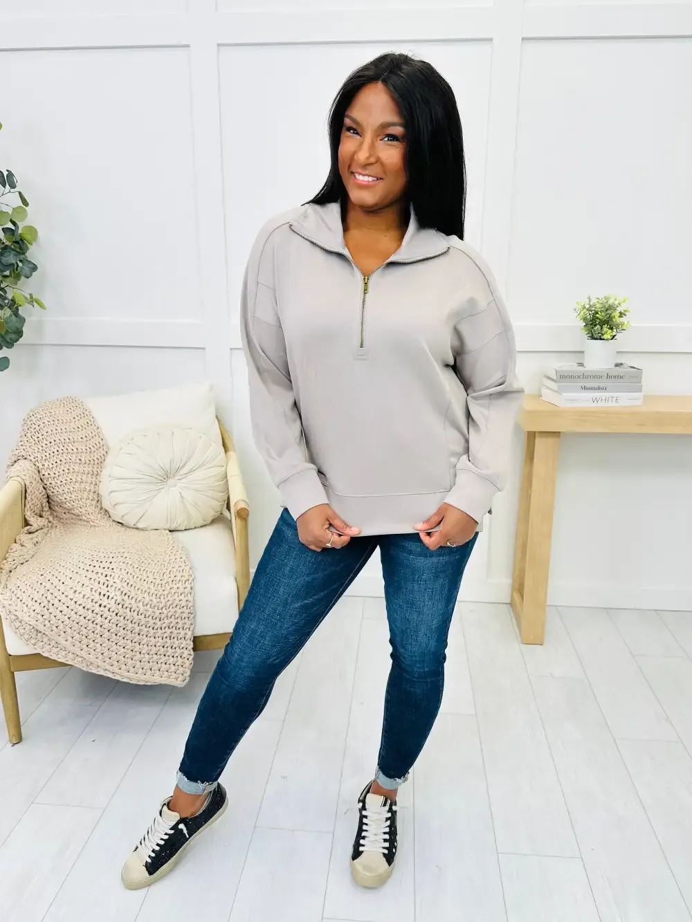 REG/CURVY Stone Serenity Sweatshirt