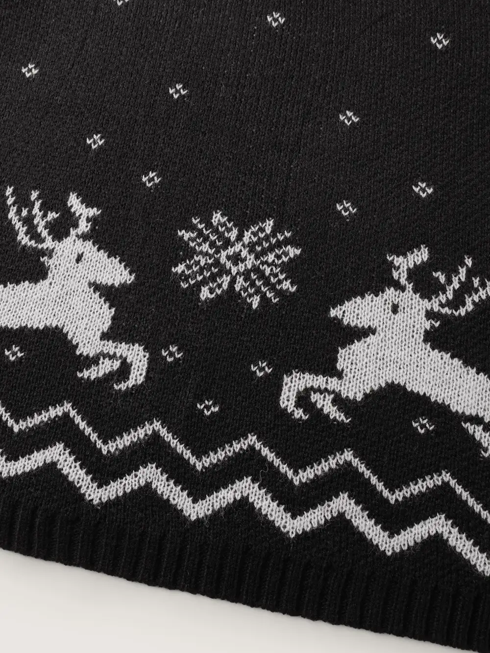 Christmas Textured Pattern Midi Sweater Dress