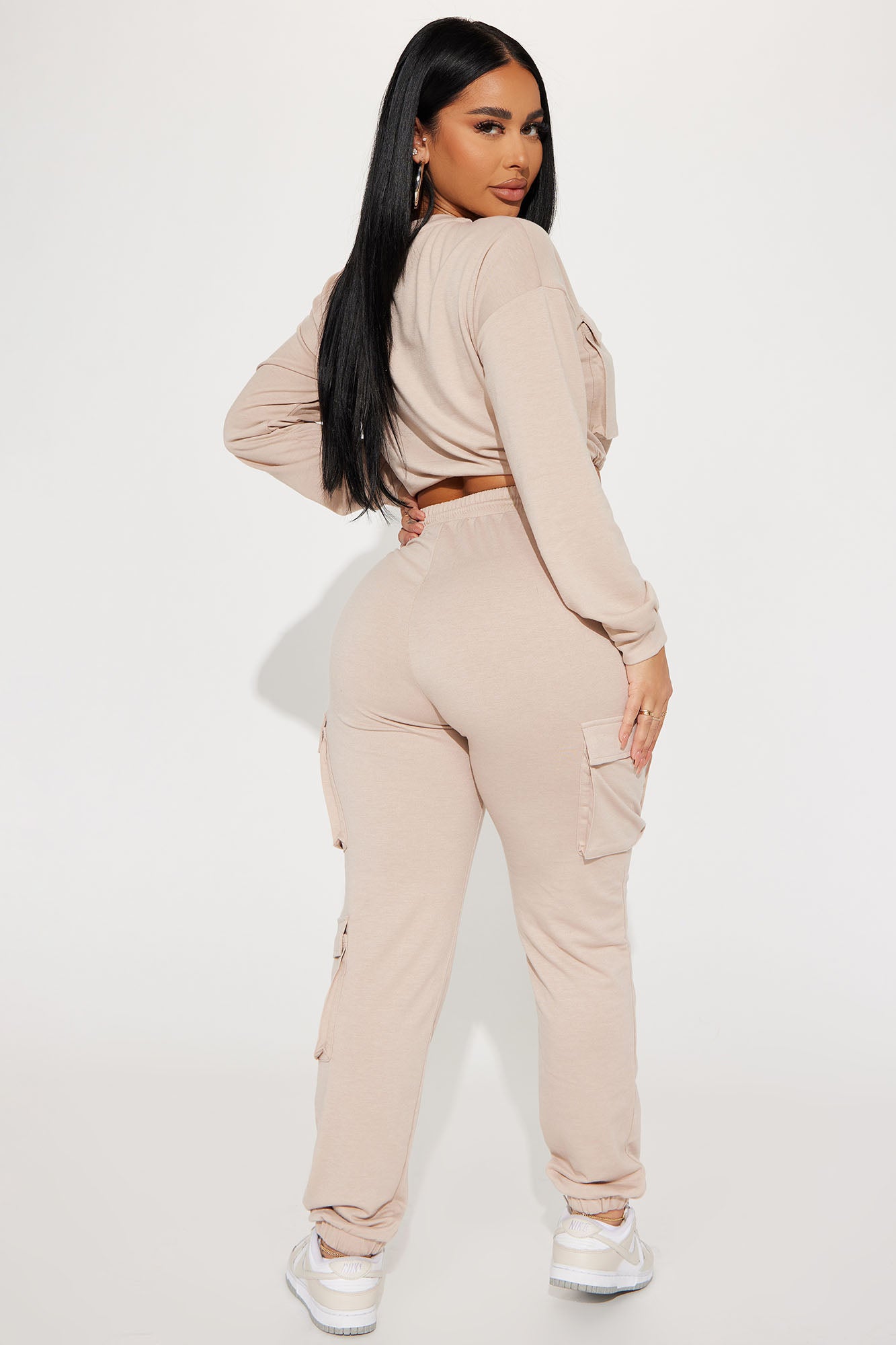 Finding Time Jogger Set  - Taupe