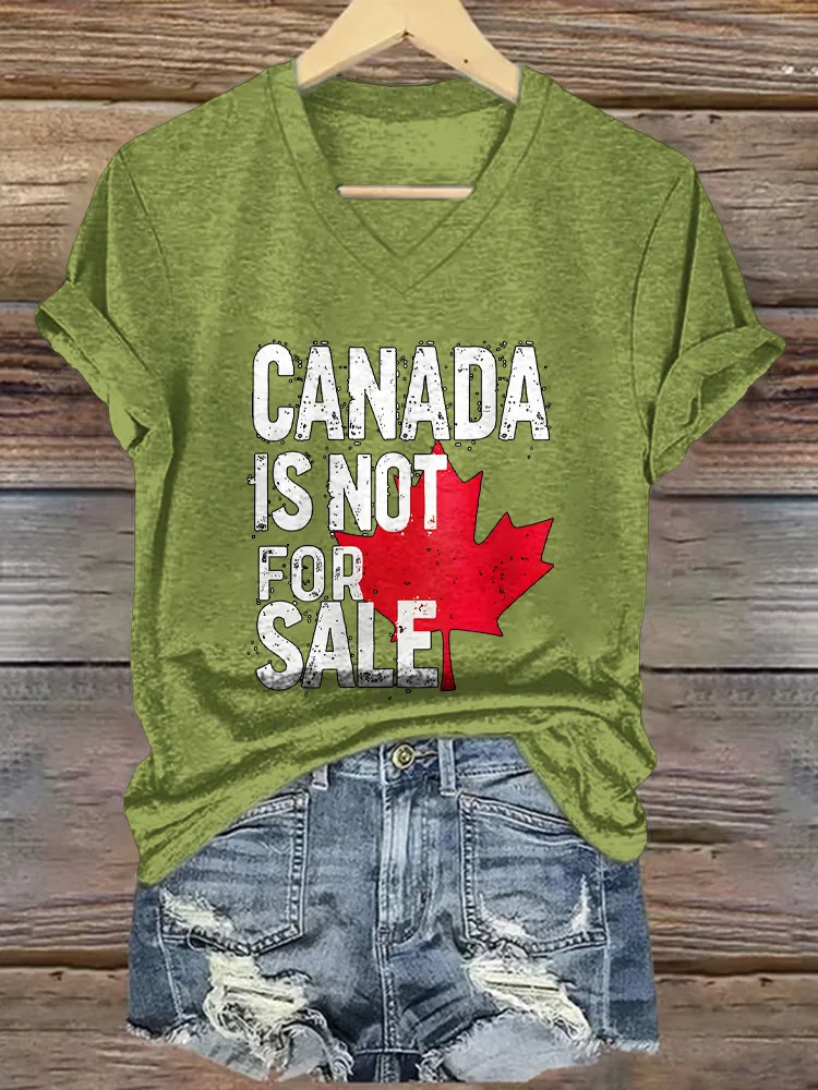 Women'S Canada Is Not For Sale T-Shirt
