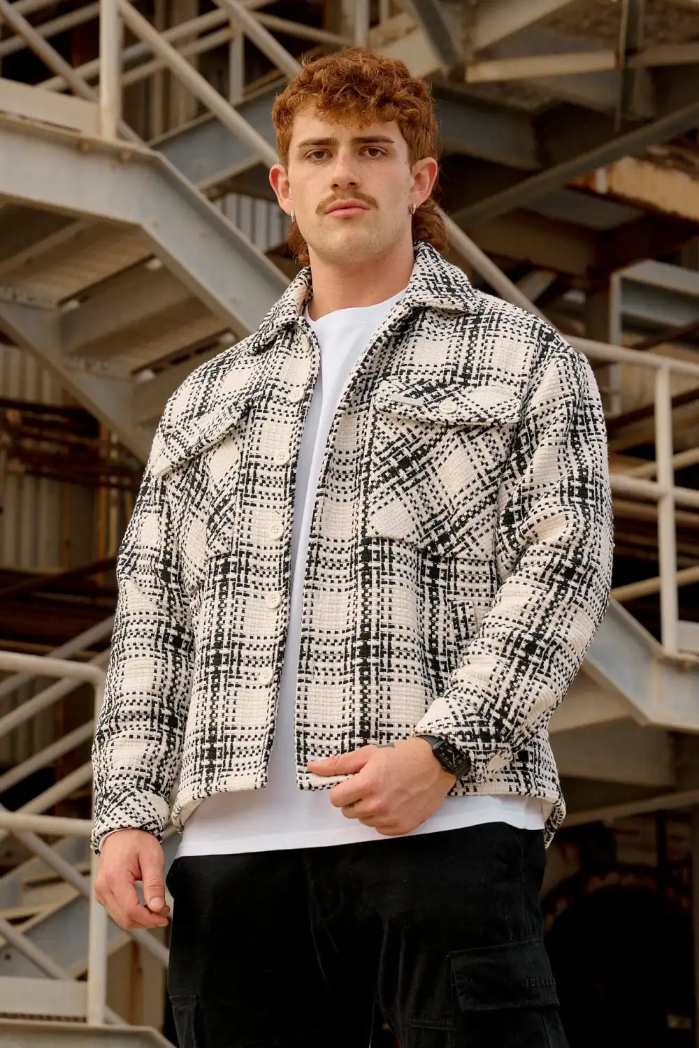 519 -  Woven Flannel Jackets