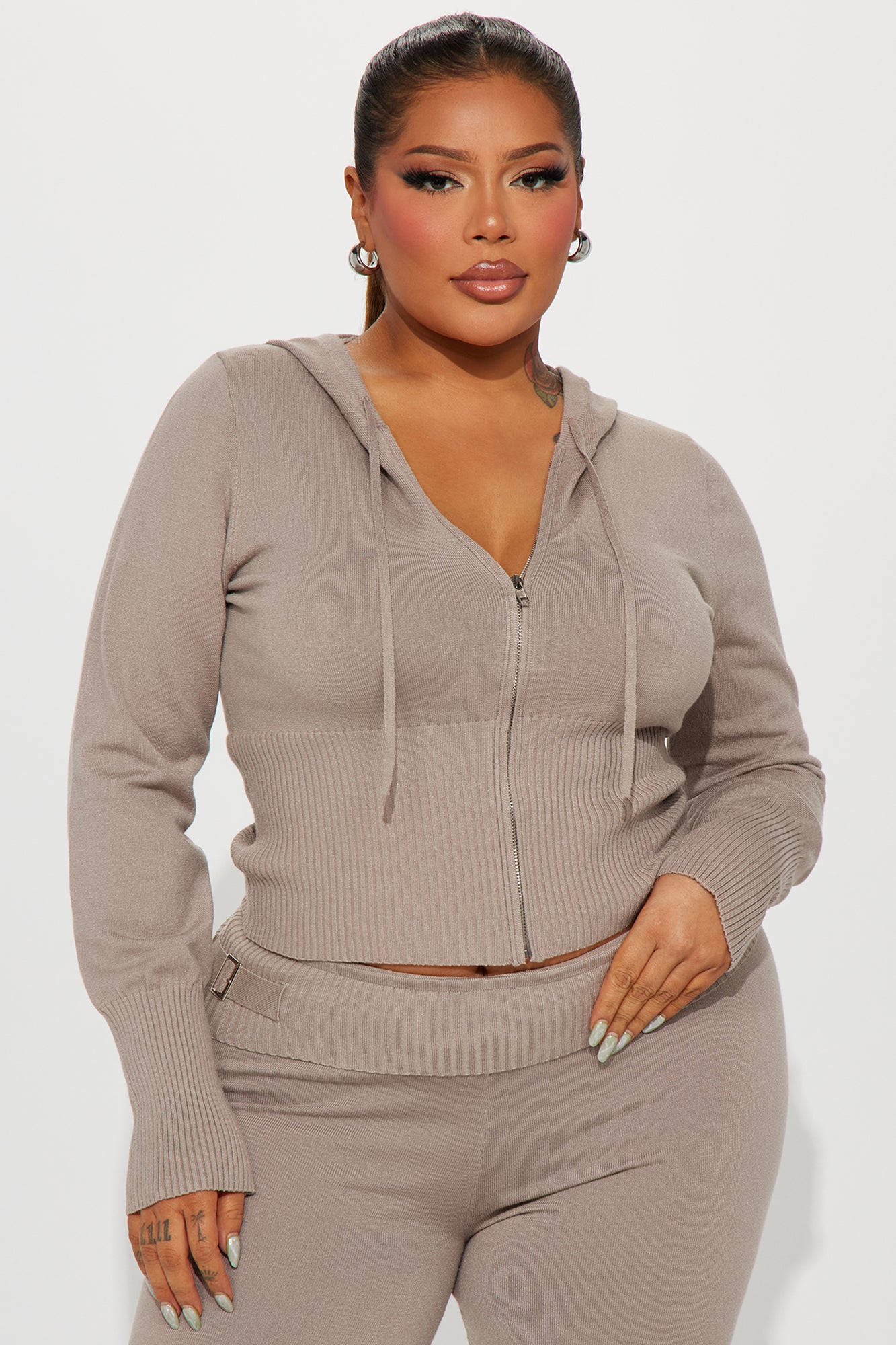 Lena Sweater Pant Set - Oatmeal