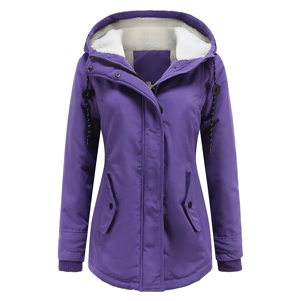 Women's Parka Street Fall Winter Long Coat