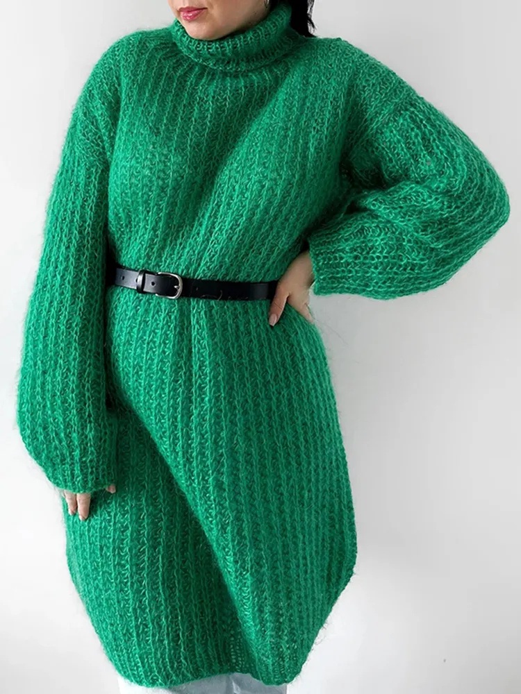 Vintage High Collar Casual Comfy Knitwear