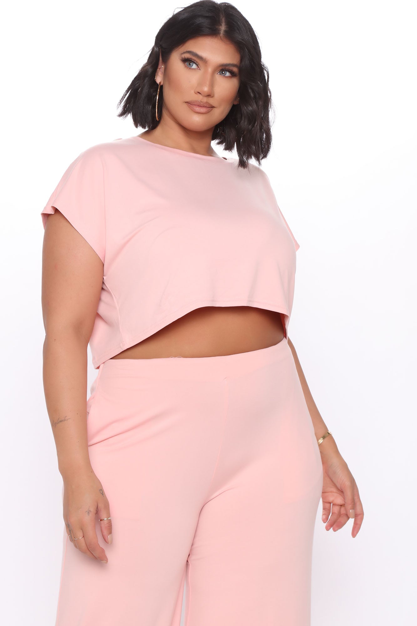 Movies And Chill Pant Set - Mauve