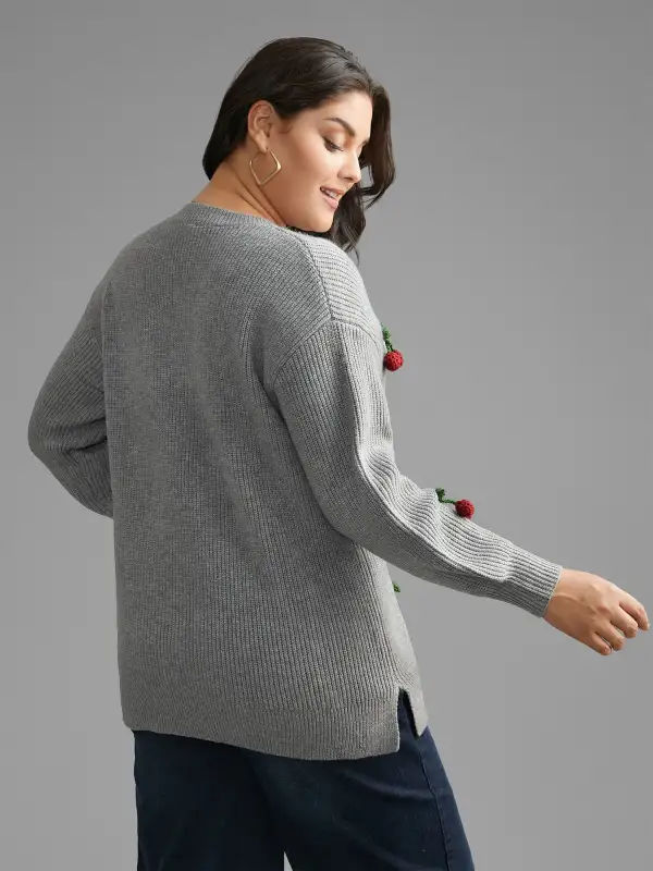 Supersoft Essentials Stereo Cherry Design Pullover